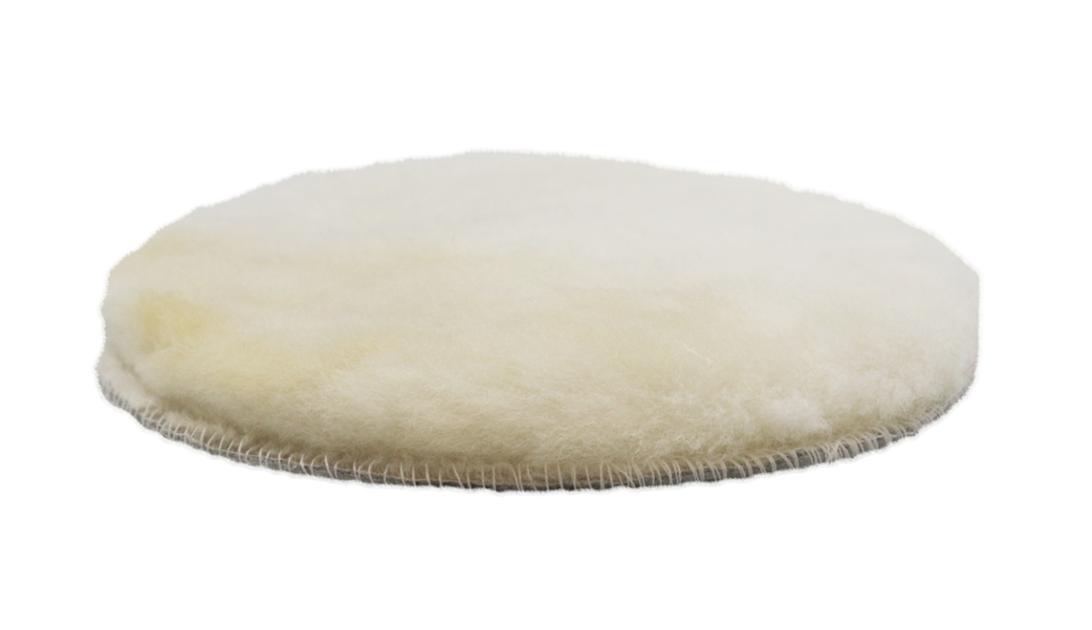Waxoyl AG, Buffing pad lambswool white, Ø 135 mm