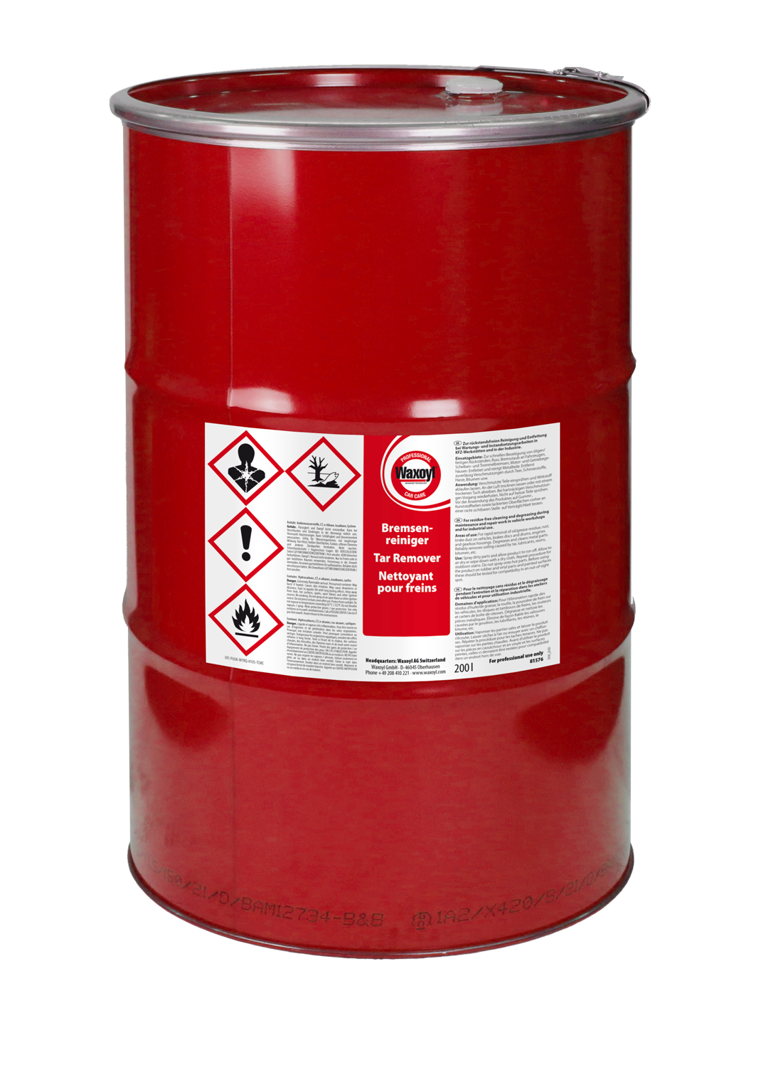 Waxoyl AG, Tar Remover (200 l)