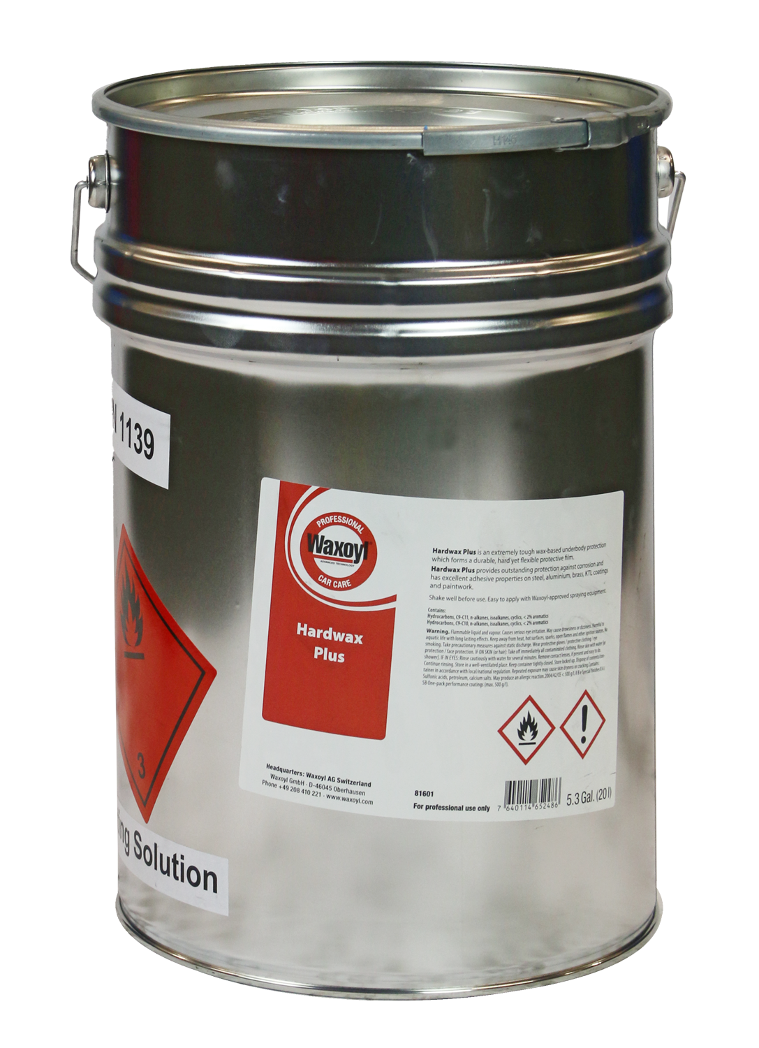 Waxoyl AG, Hardwax Plus (20 l/5.3 Gal.)