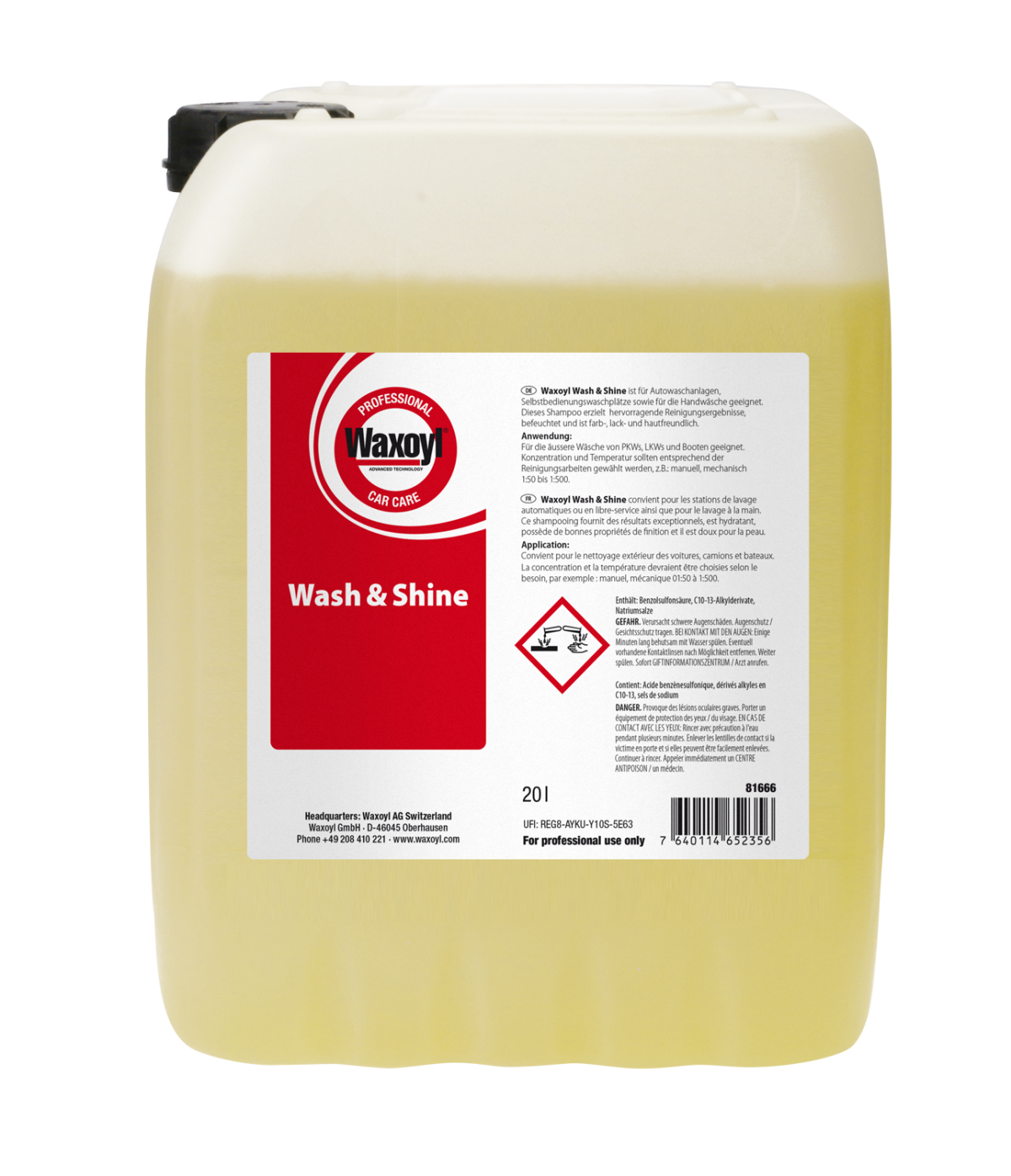 Waxoyl AG, Wash & Shine (20 l)