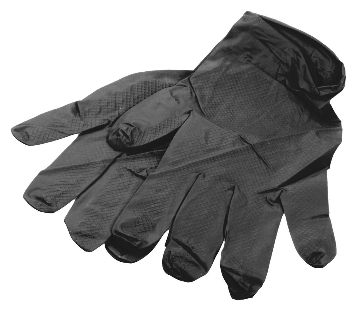 Waxoyl AG, Nitril Handschuhe strong, schwarz, M
